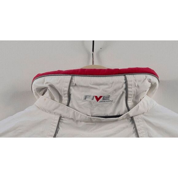 FIVE SEASONS Ski Snow Winter Jacket Women's White Red Size 38 - Picture 3 of 8